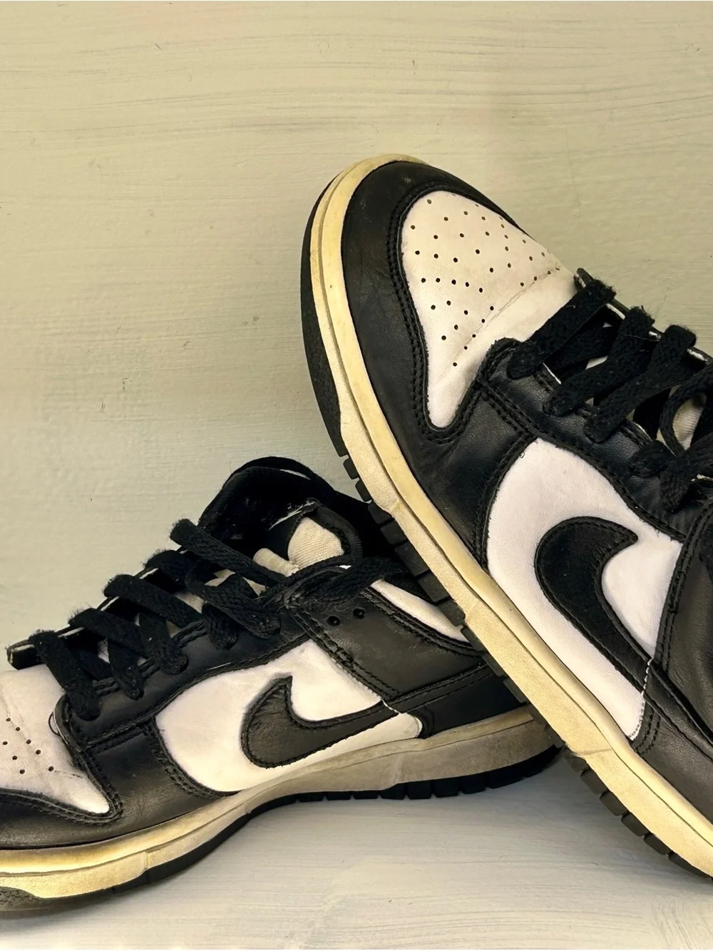 Nike Black and White Low-Top Sneakers
